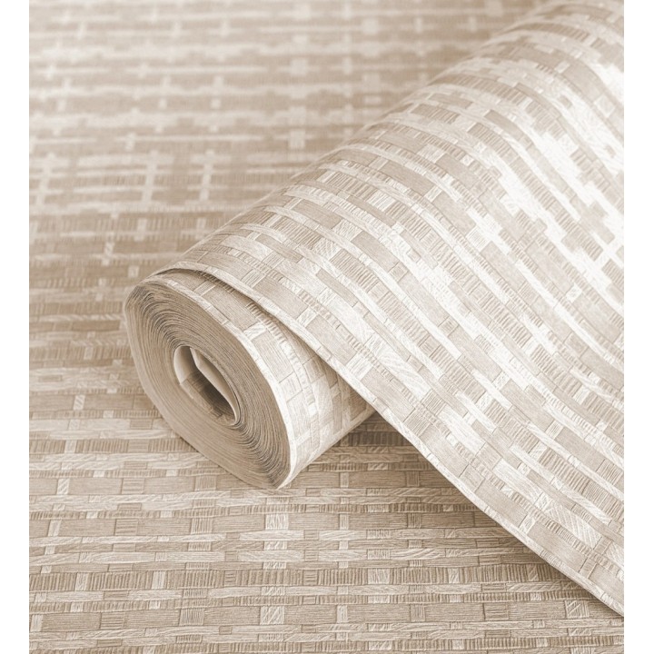 Papel pintado efecto tejido de cañas - Kisala 680982