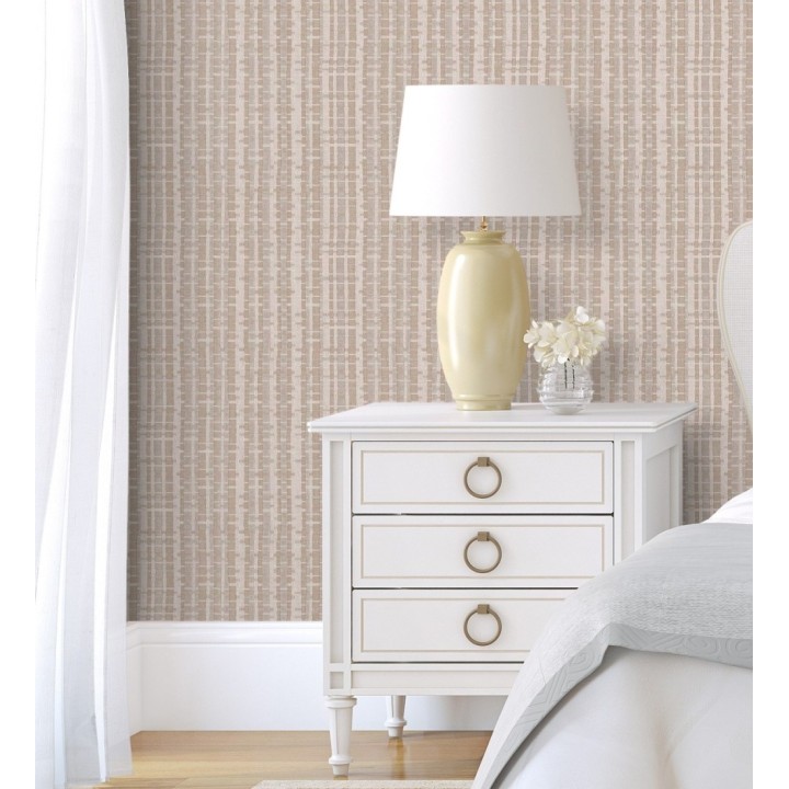 Papel pintado efecto tejido de cañas - Kisala 680982