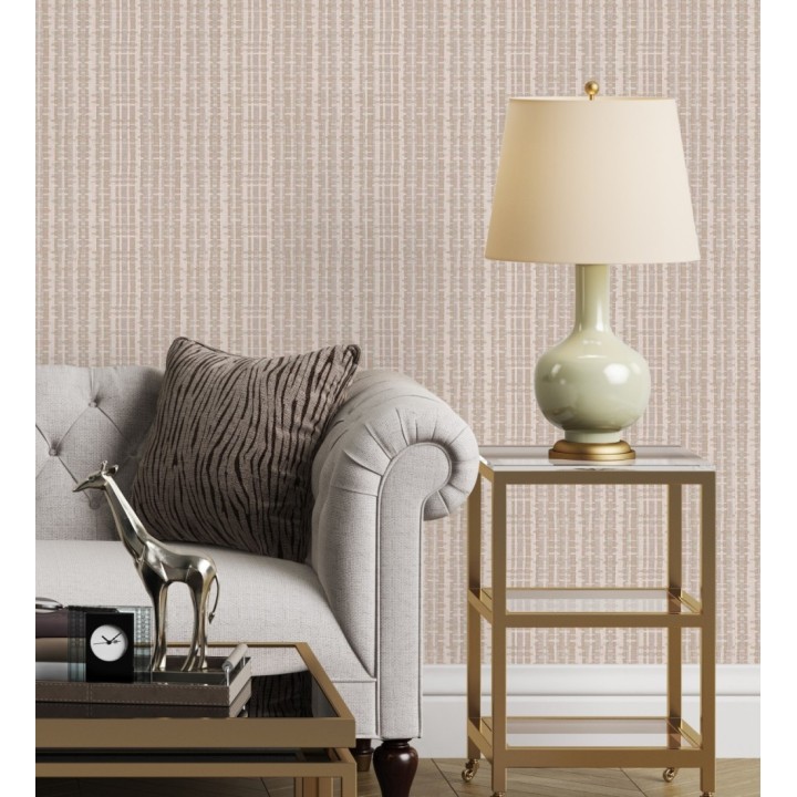 Papel pintado efecto tejido de cañas - Kisala 680982