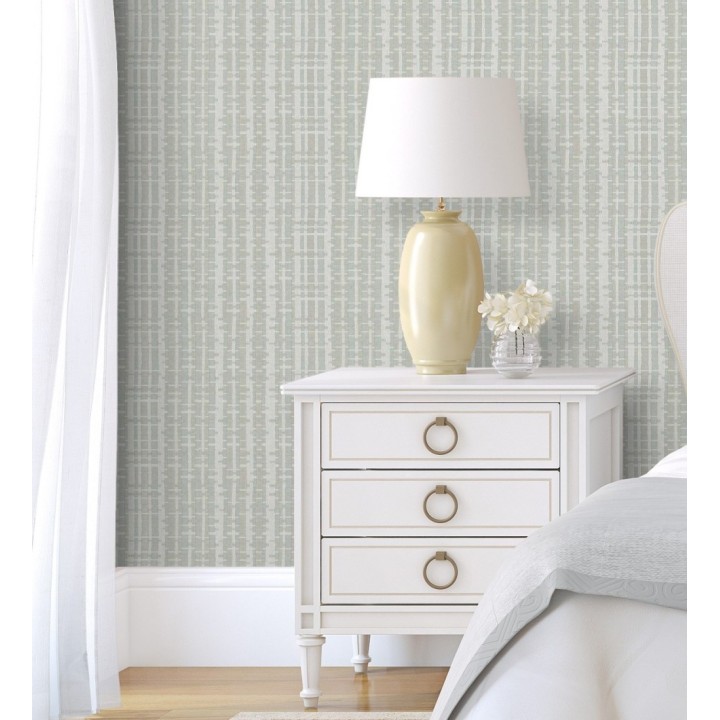 Papel pintado efecto tejido de cañas - Kisala 680983