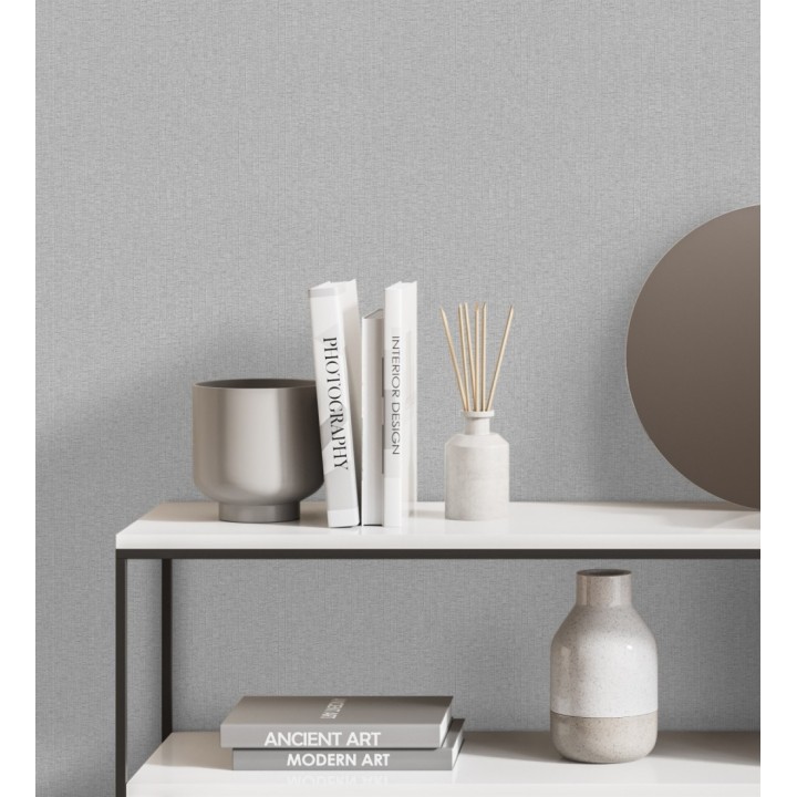 Papel pintado texturizado con pequeños detalles metalizados - Bangalore 680989