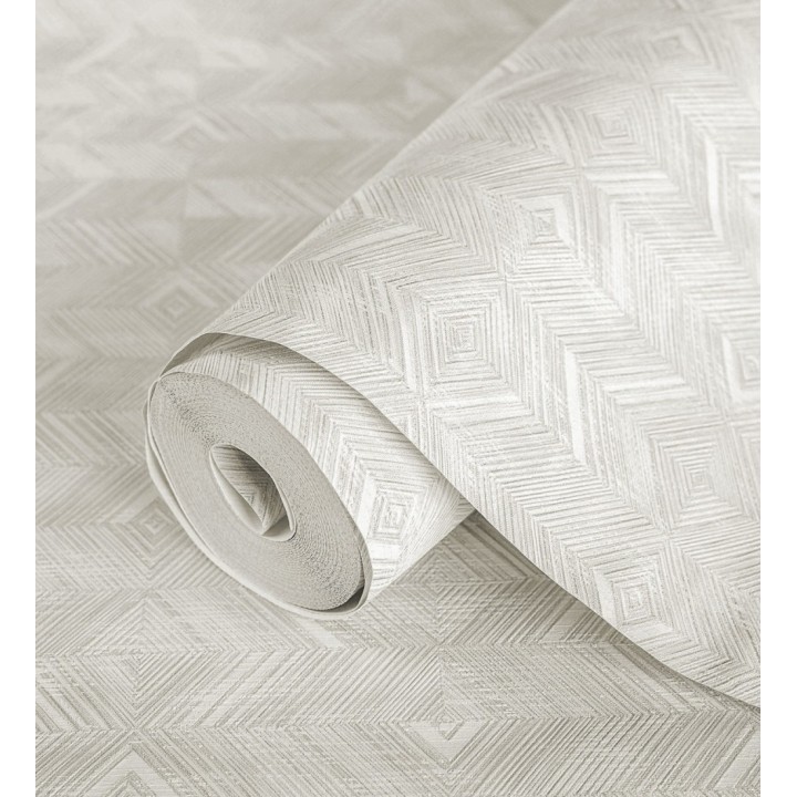 Papel pintado mosaico de madera texturizado - Hout 680992