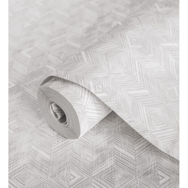 Papel pintado mosaico de madera texturizado - Hout 680993