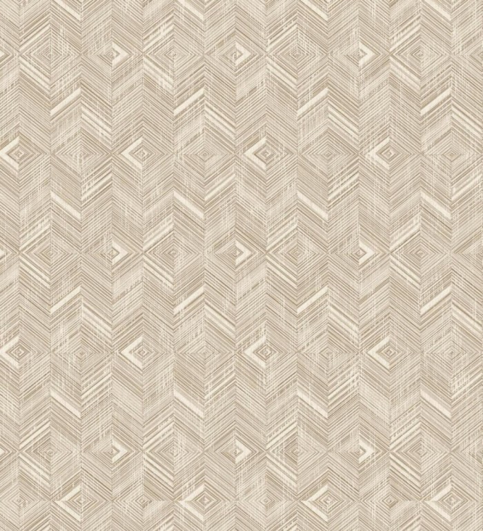 Papel pintado mosaico de madera texturizado - Hout 680994