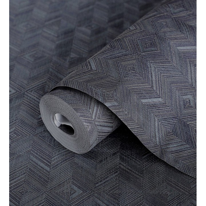 Papel pintado mosaico de madera texturizado - Hout 680996