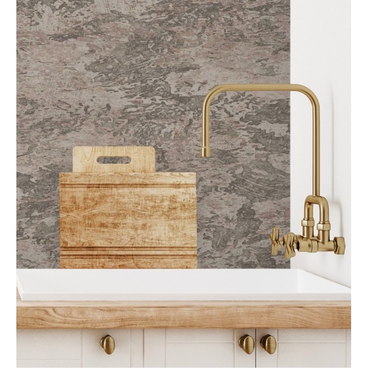 Papel pintado efecto piedra de roca con relieve - Narok Stone 681002