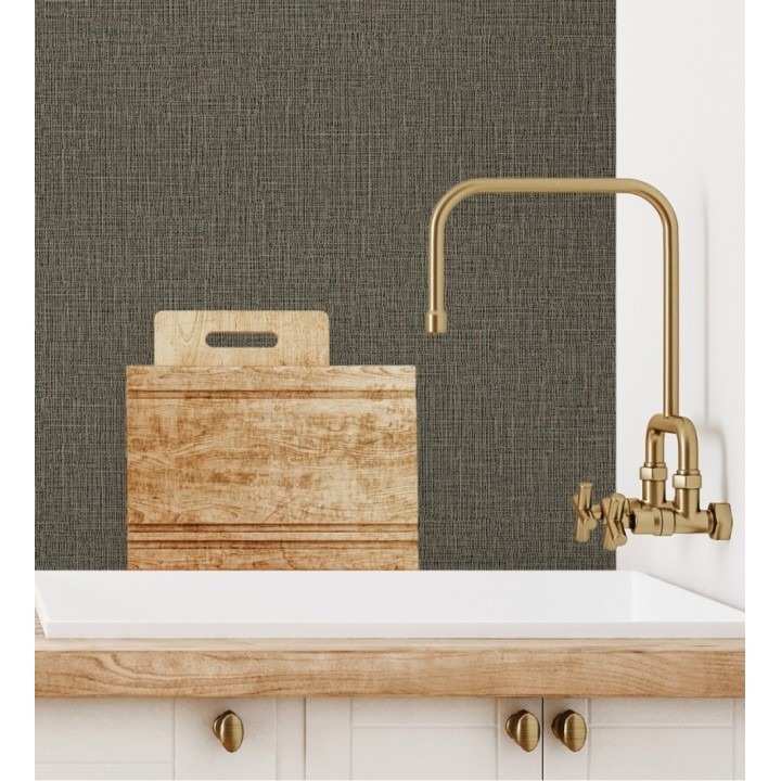 Papel pintado efecto lino ligeramente texturizado - Vernon 681012