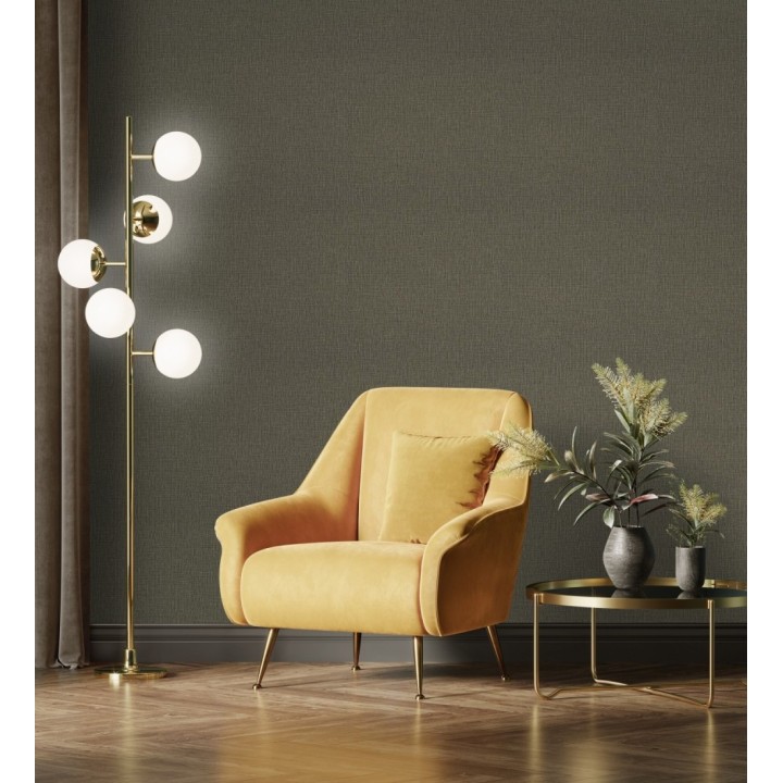 Papel pintado efecto lino ligeramente texturizado - Vernon 681012