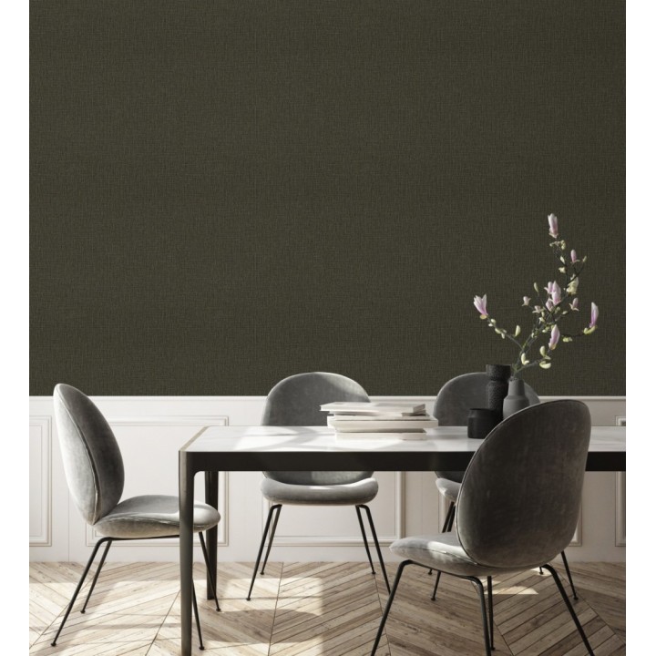 Papel pintado efecto lino ligeramente texturizado - Vernon 681013
