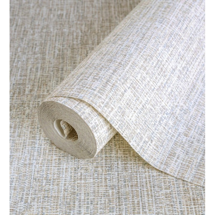 Papel pintado imitación fibras de algodón jaspeadas - Kilamba 681015