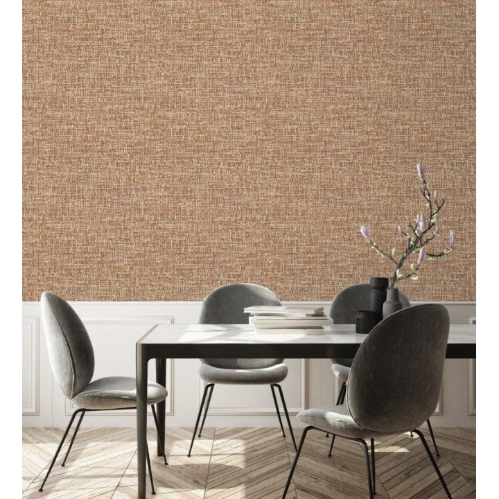 Papel pintado imitación fibras de algodón jaspeadas - Kilamba 681017