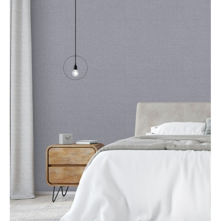 Papel pintado efecto lino texturizado - Leicester 681025