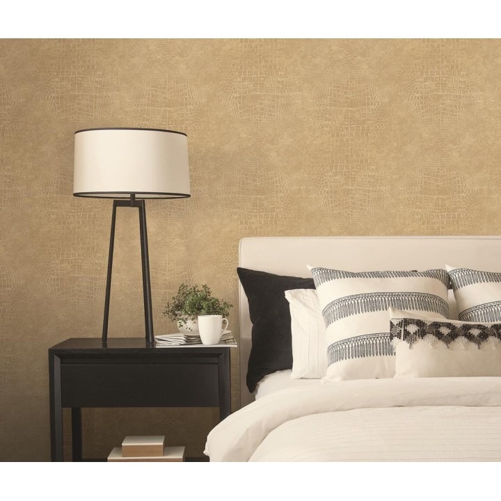 Papel pintado imitación piel de cocodrilo - Beirut 120970