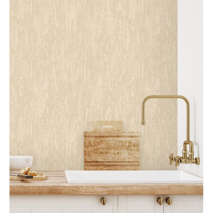Papel pintado efecto estuco con textura textil - Hermitage Texture 681130