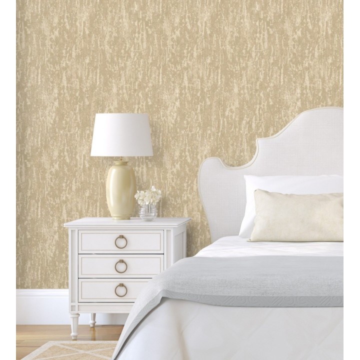 Papel pintado efecto estuco con textura textil - Hermitage Texture 681133
