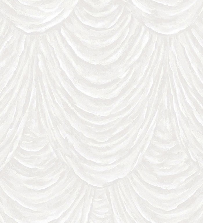 Papel pintado efecto tela alzada con relieve - Kremling Curtains 681139
