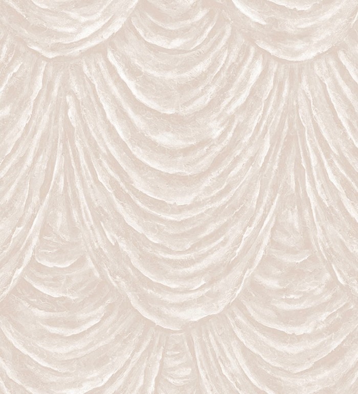 Papel pintado efecto tela alzada con relieve - Kremling Curtains 681140