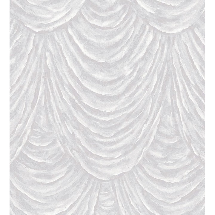 Papel pintado efecto tela alzada con relieve - Kremling Curtains 681141