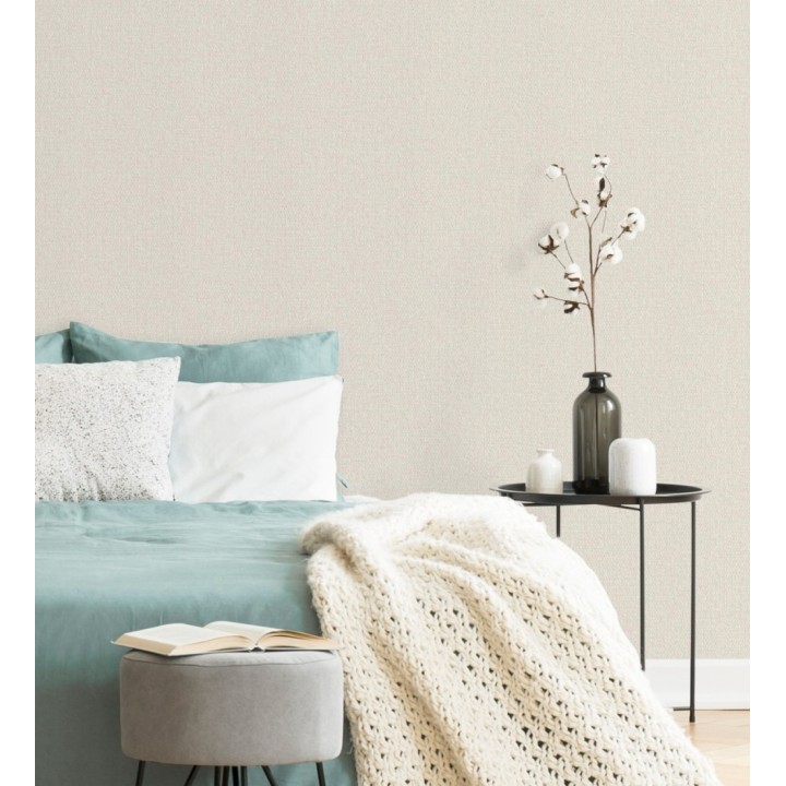 Papel pintado efecto fibra de yute texturizada - Cairo 681175