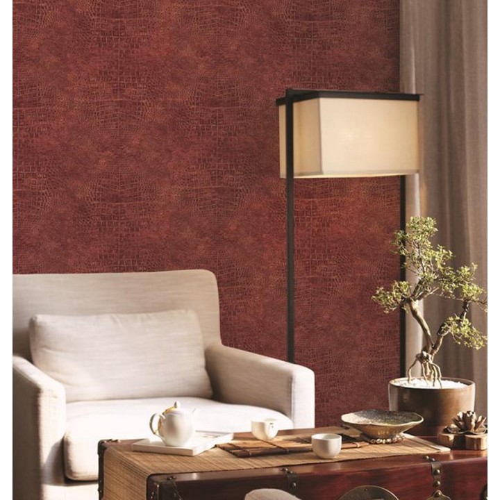 Papel pintado imitación piel de cocodrilo - Beirut 120982