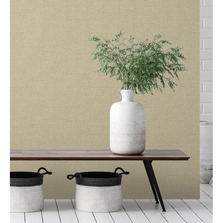 Papel pintado efecto fibra de yute texturizada - Cairo 681177