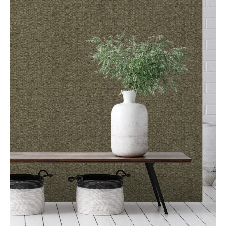 Papel pintado efecto fibra de yute texturizada - Cairo 681180