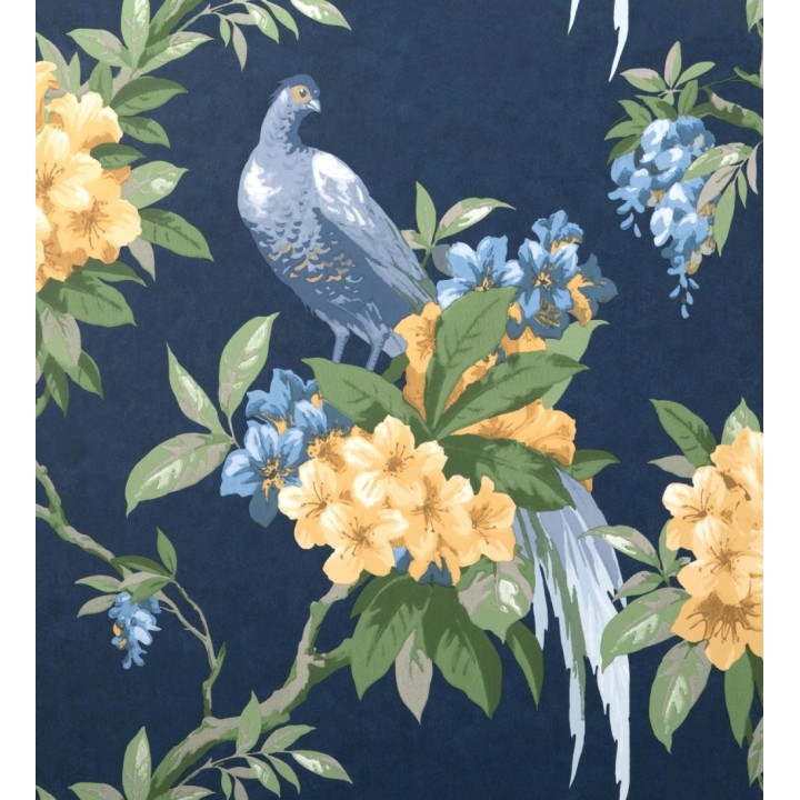 Papel pintado de pájaros y flores de los jardines reales - Royal Birds 681200