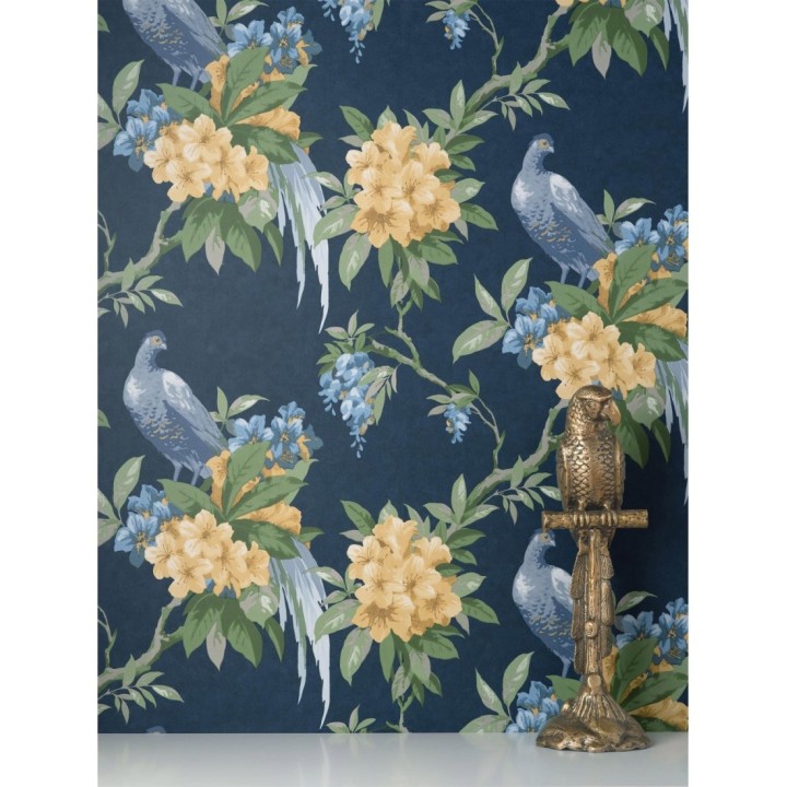 Papel pintado de pájaros y flores de los jardines reales - Royal Birds 681200