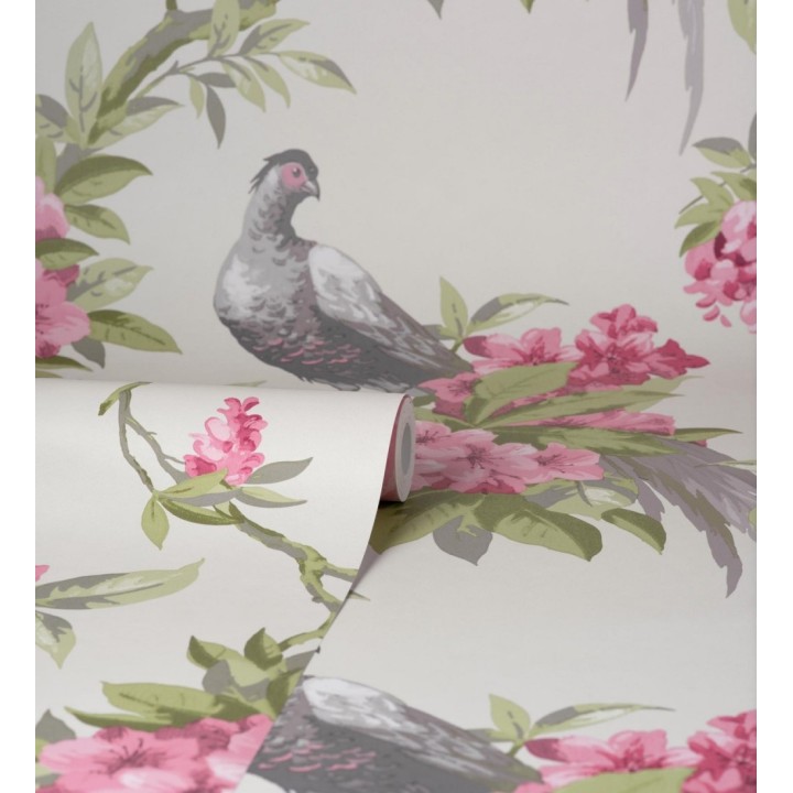 Papel pintado de pájaros y flores de los jardines reales - Royal Birds 681203