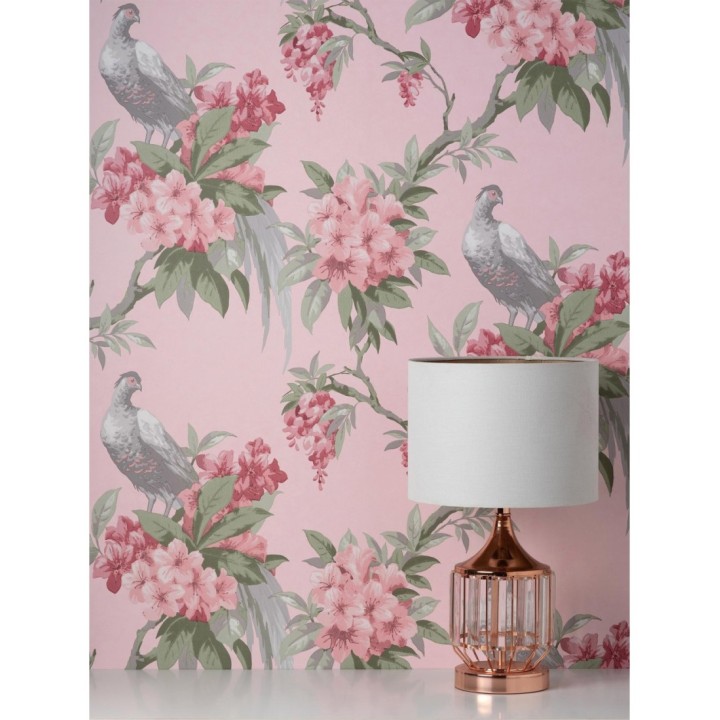 Papel pintado de pájaros y flores de los jardines reales - Royal Birds 681204