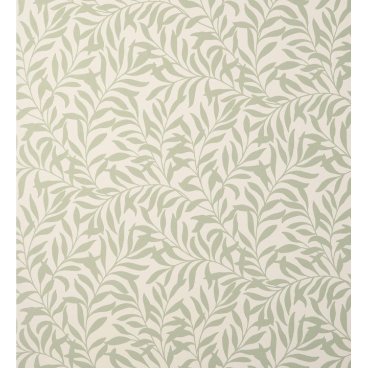 Papel pintado de hojas efecto nacarado fondo mate - Didier 681206