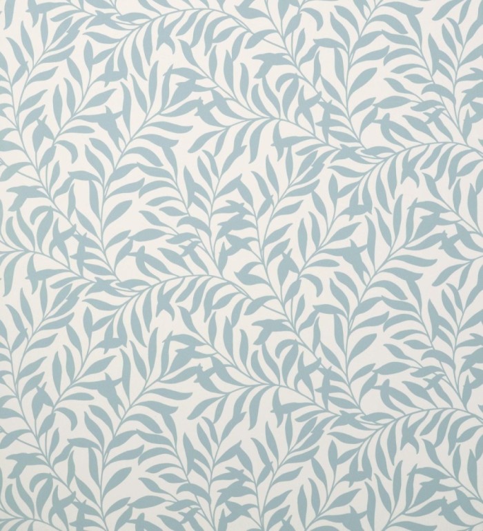 Papel pintado de hojas efecto nacarado fondo mate - Didier 681208