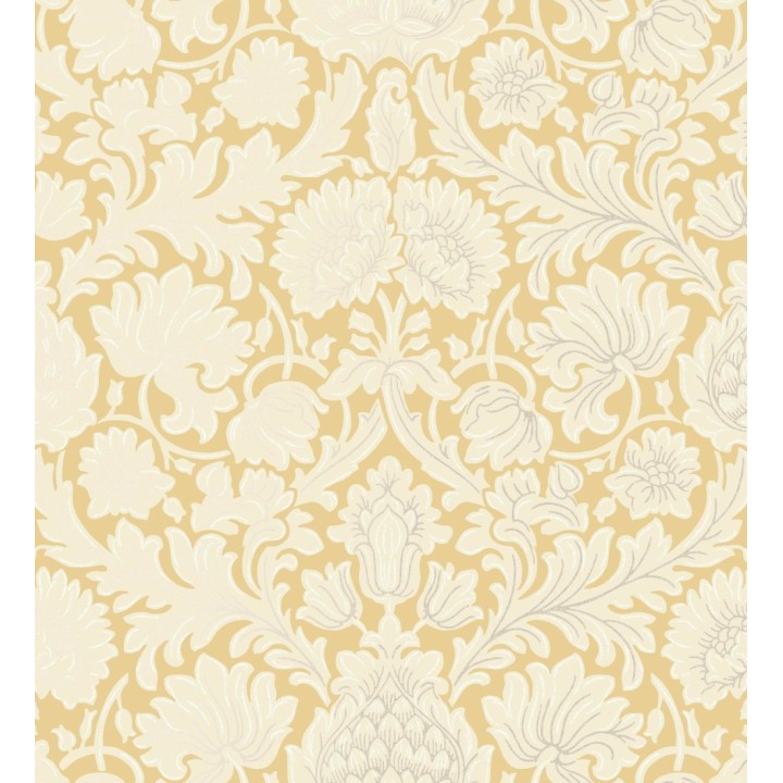 Papel pintado damasco lujoso estilo inglés con toque metalizados - Quinton Palace 681221