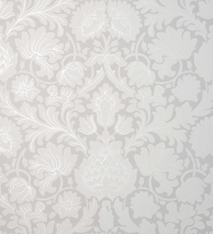 Papel pintado damasco lujoso estilo inglés con toque metalizados - Quinton Palace 681222