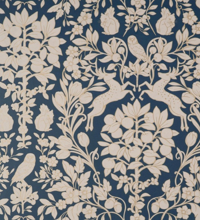 Papel pintado animales del bosque ornamental - Branly Forest 681223