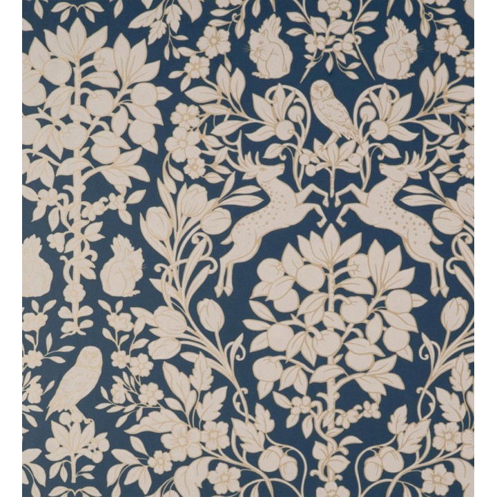 Papel pintado animales del bosque ornamental - Branly Forest 681223