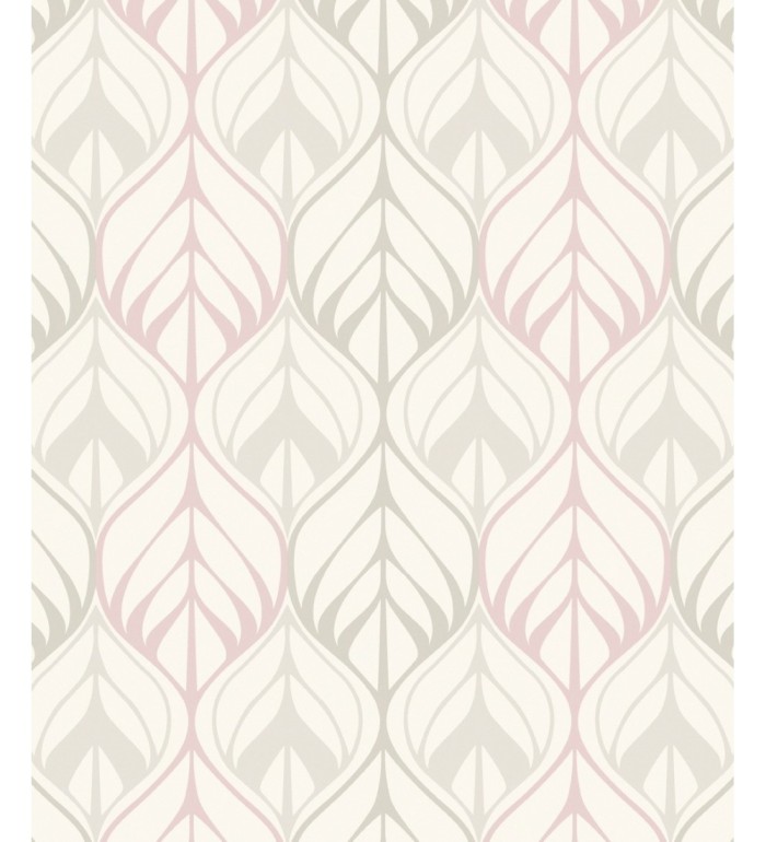 Papel pintado dibujo de hojas estilo nórdico - Omeya 121003