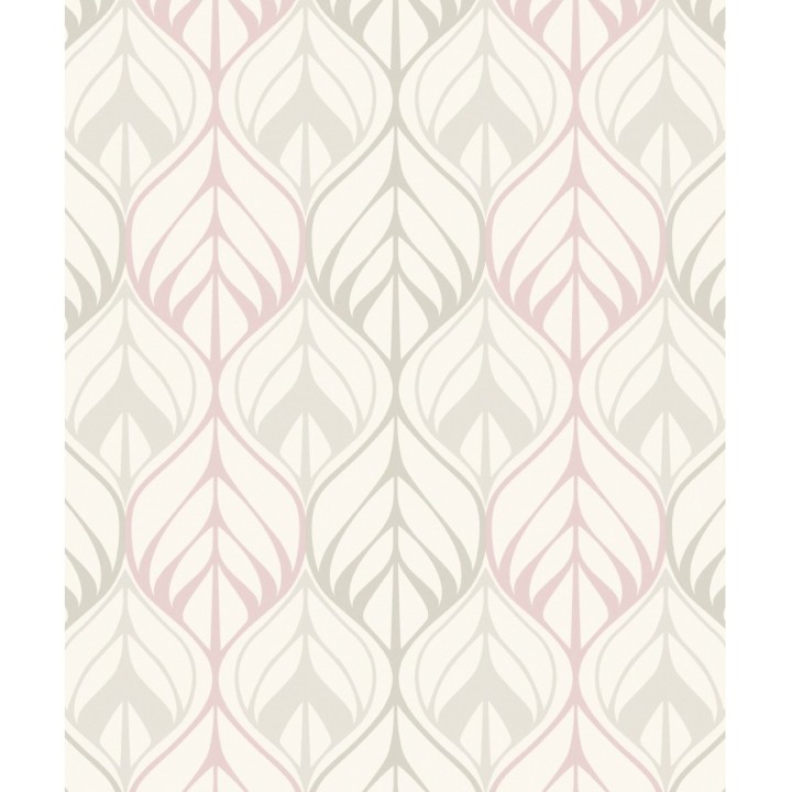 Papel pintado dibujo de hojas estilo nórdico - Omeya 121003