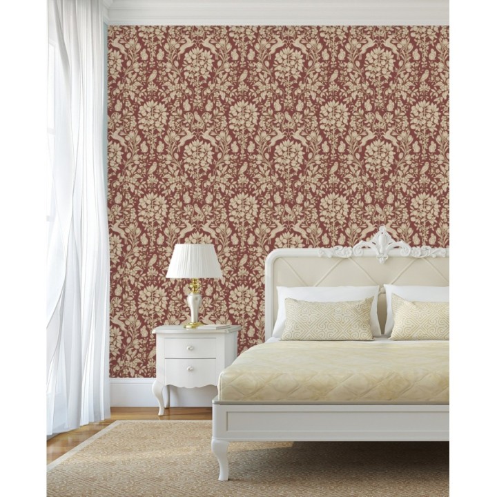 Papel pintado animales del bosque ornamental - Branly Forest 681224