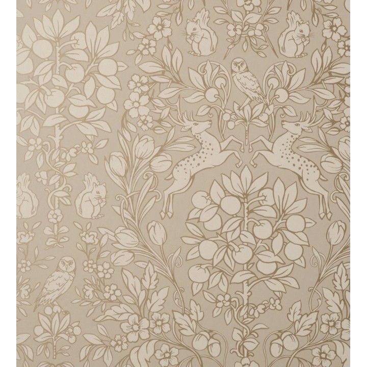 Papel pintado animales del bosque ornamental - Branly Forest 681225