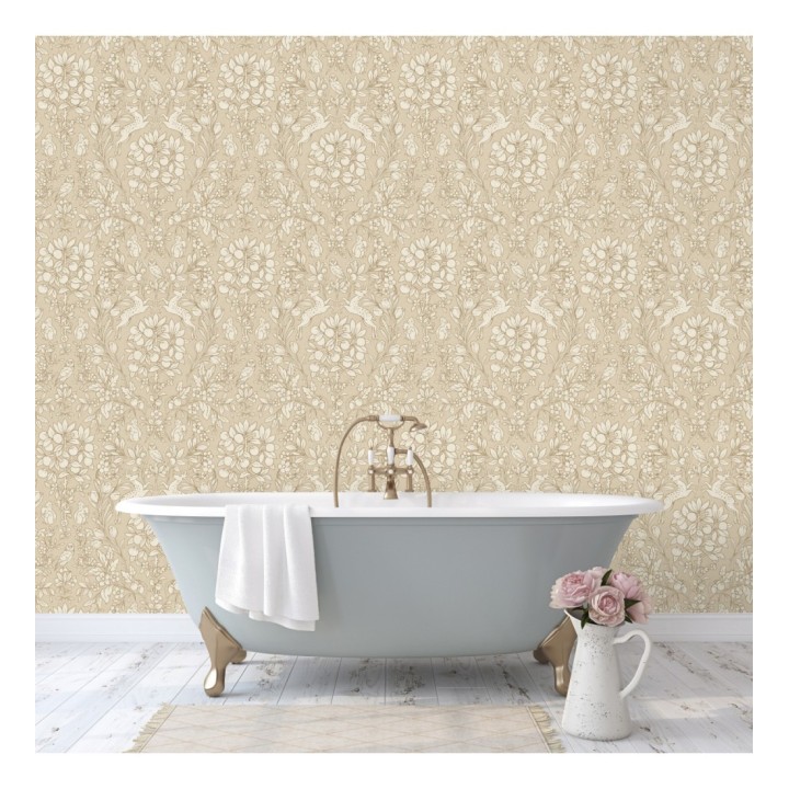 Papel pintado animales del bosque ornamental - Branly Forest 681225