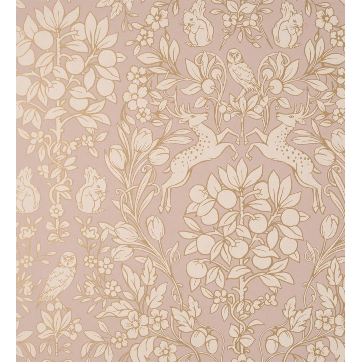 Papel pintado animales del bosque ornamental - Branly Forest 681226