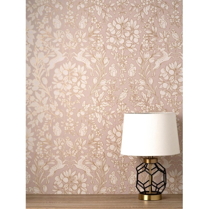 Papel pintado animales del bosque ornamental - Branly Forest 681226