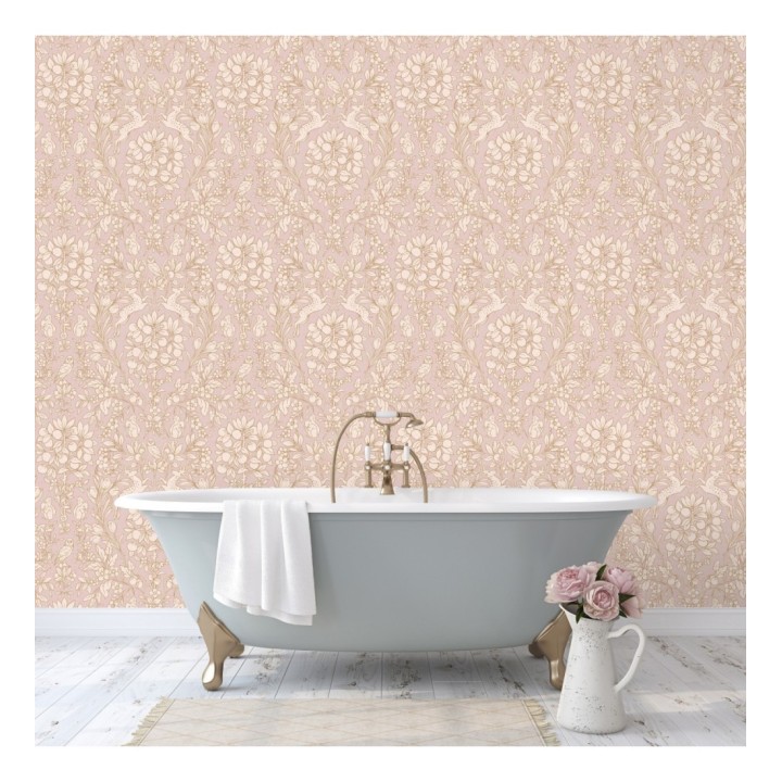 Papel pintado animales del bosque ornamental - Branly Forest 681226