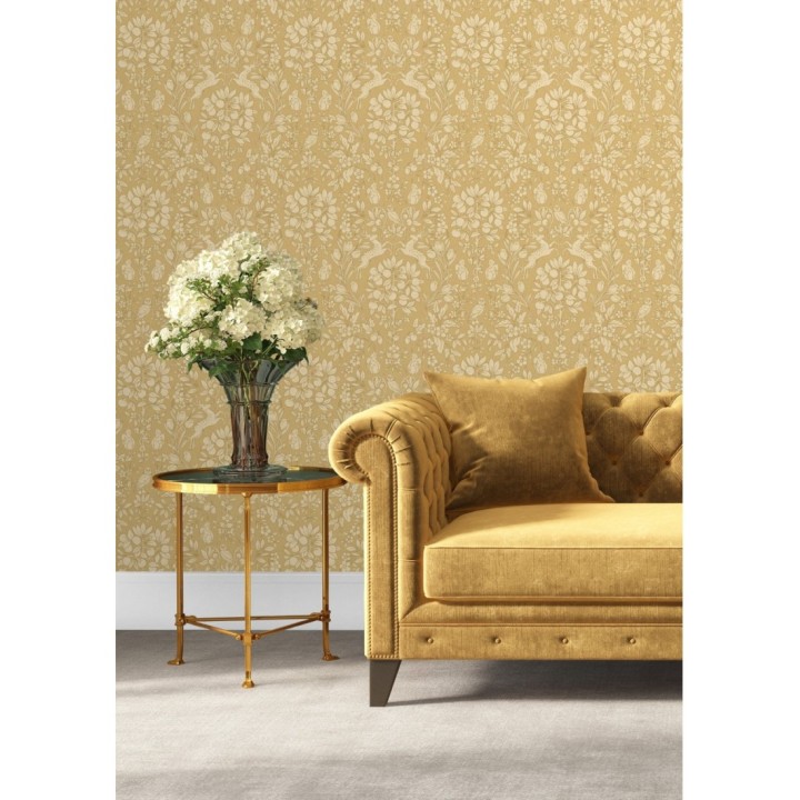 Papel pintado animales del bosque ornamental - Branly Forest 681228