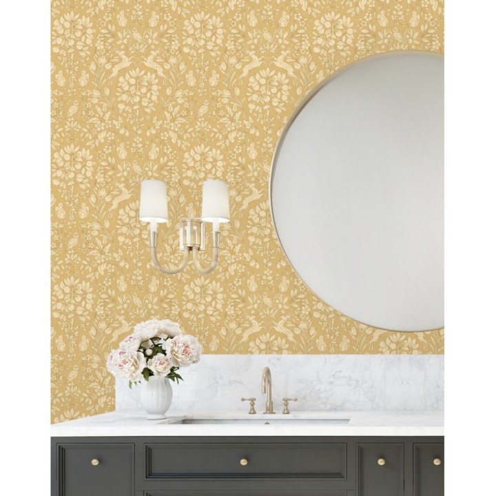 Papel pintado animales del bosque ornamental - Branly Forest 681228