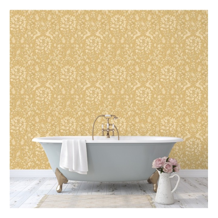 Papel pintado animales del bosque ornamental - Branly Forest 681228