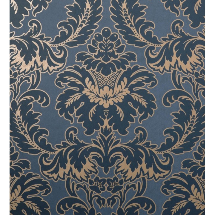 Papel pintado damasco moderno con ligero efecto metalizado - James Damask 681243