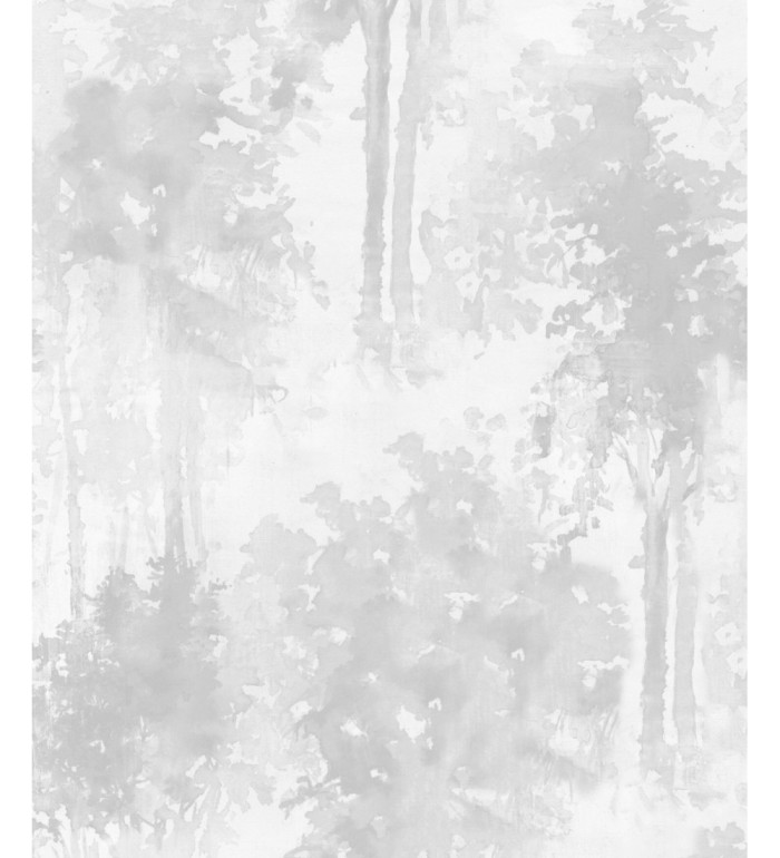 Papel pintado bosque de árboles pintados a acuarela - Villa Lucia 121010