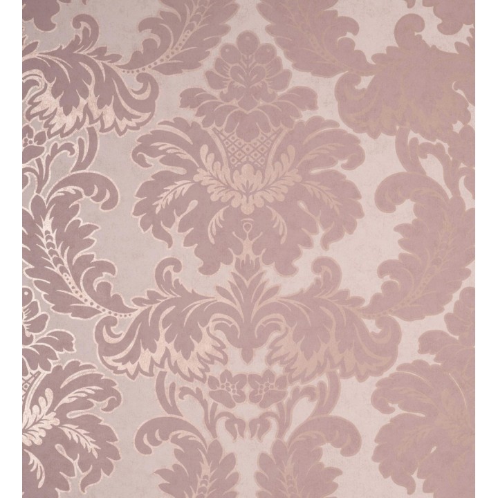 Papel pintado damasco moderno con ligero efecto metalizado - James Damask 681245